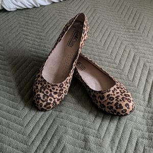 Cheetah print flats